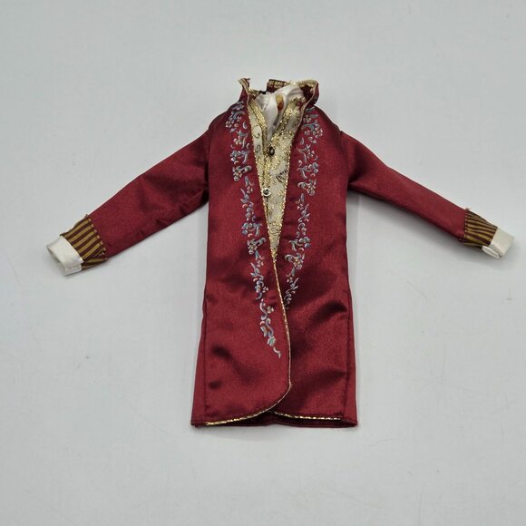 Barbie Princess & The Pauper Ken Doll Royal Jacket King Dominick Top Embroidered - Picture 5 of 5